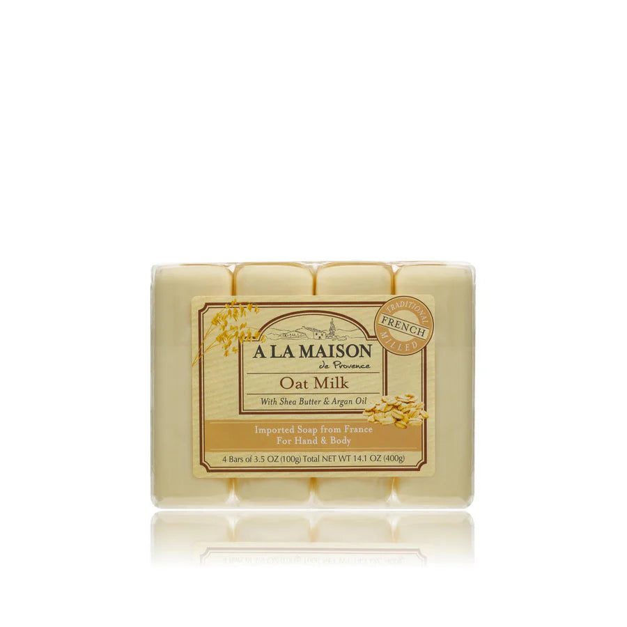 A La Maison Oat Milk Multipack Bar Soap (Pack of 4)