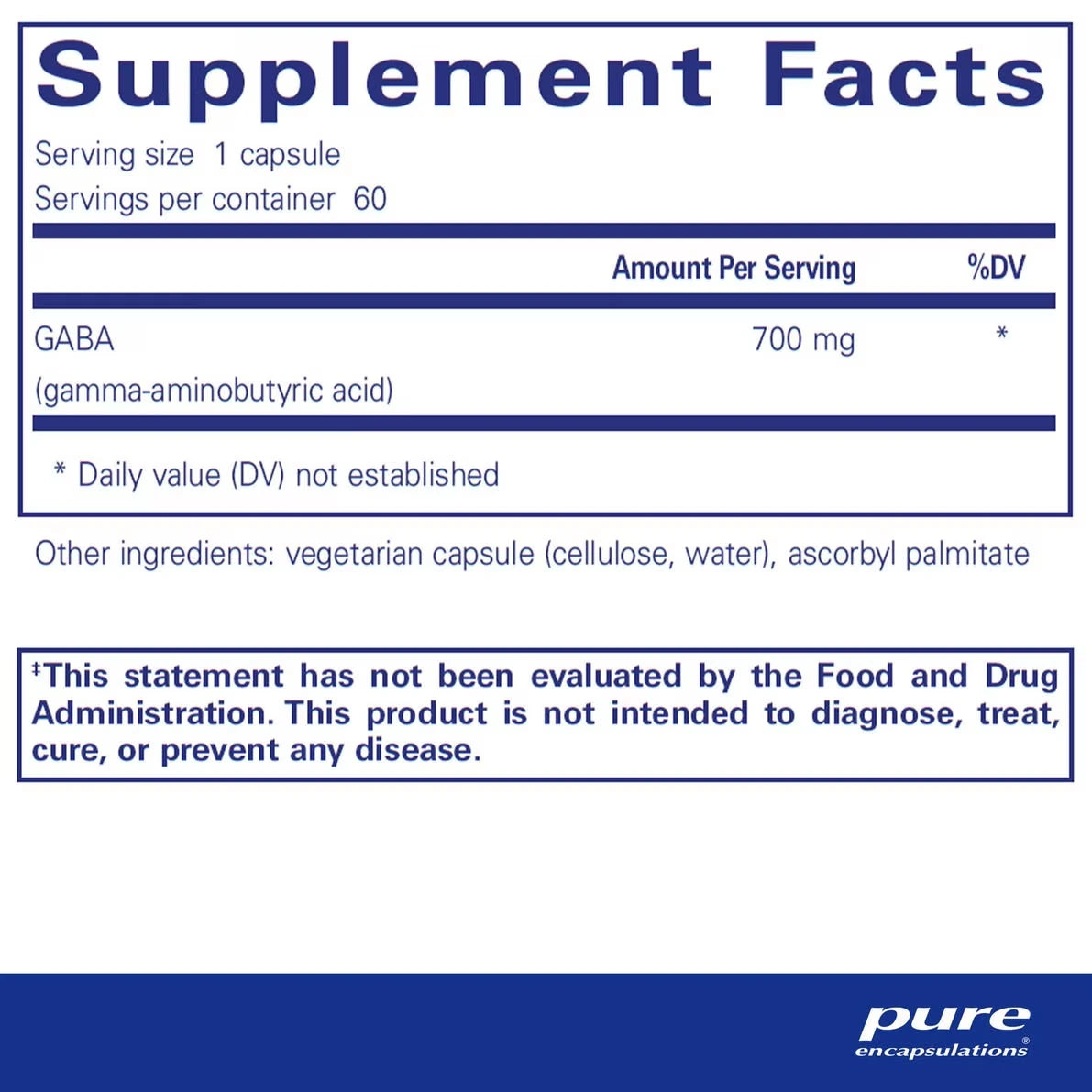 Pure Encapsulations GABA