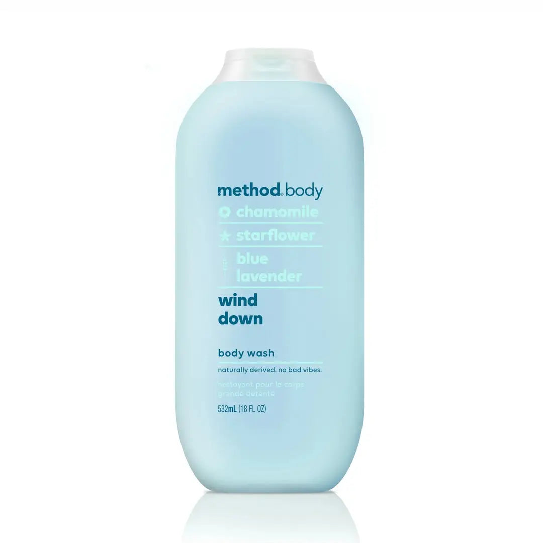 Method Body Paraben & Phthalate Free Body Wash, Wind Down, 18 Fl oz