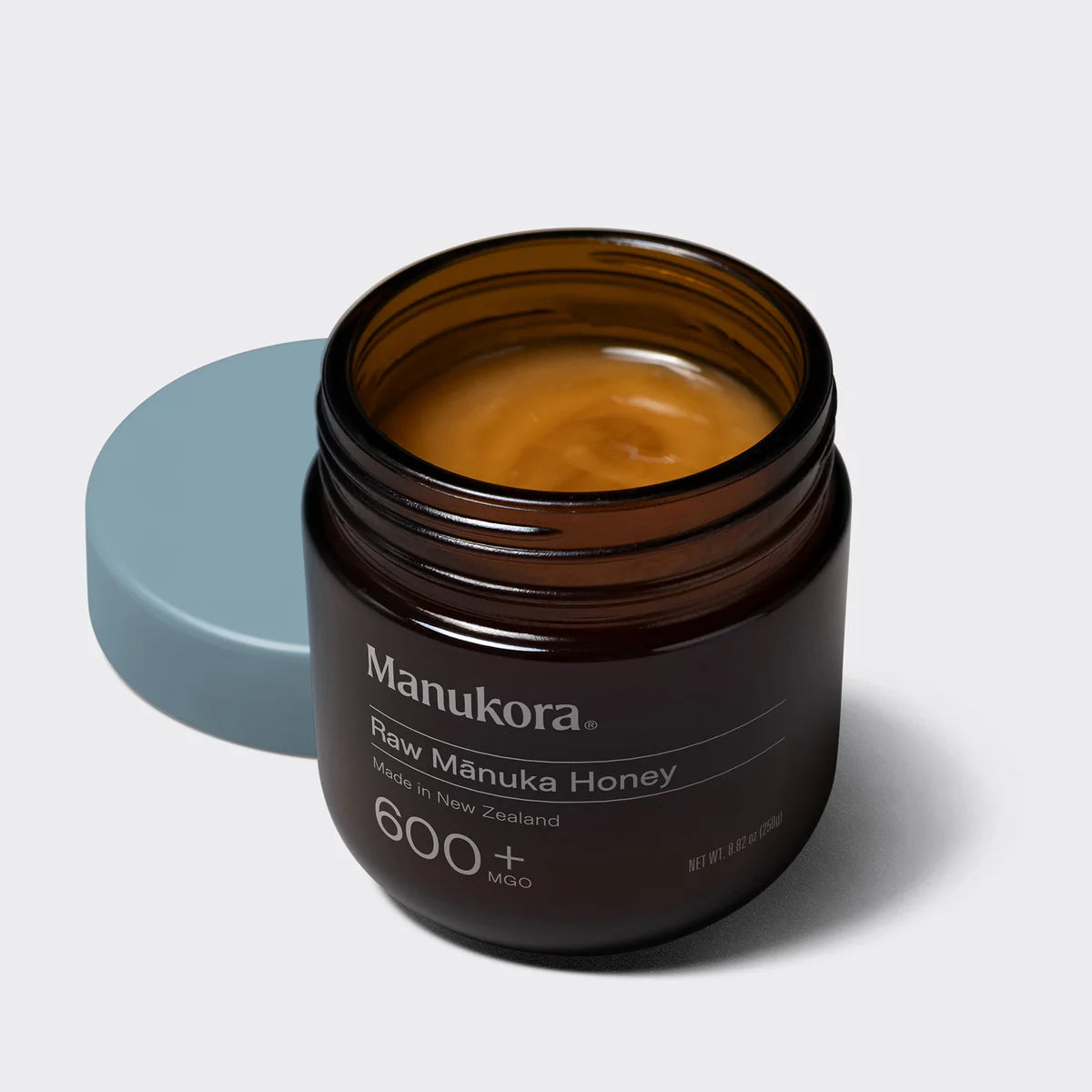 Manukora Raw Manuka Honey MGO 600+ from New Zealand, Non-GMO, Monofloral, Traceable from Hive to Hand, Daily Immune Support - 250g (8.8 Oz)