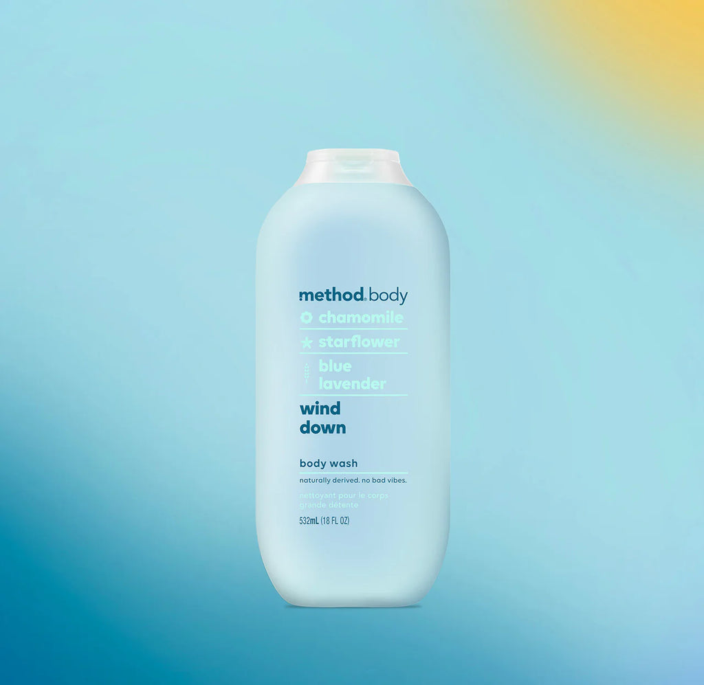 Method Body Paraben & Phthalate Free Body Wash, Wind Down, 18 Fl oz