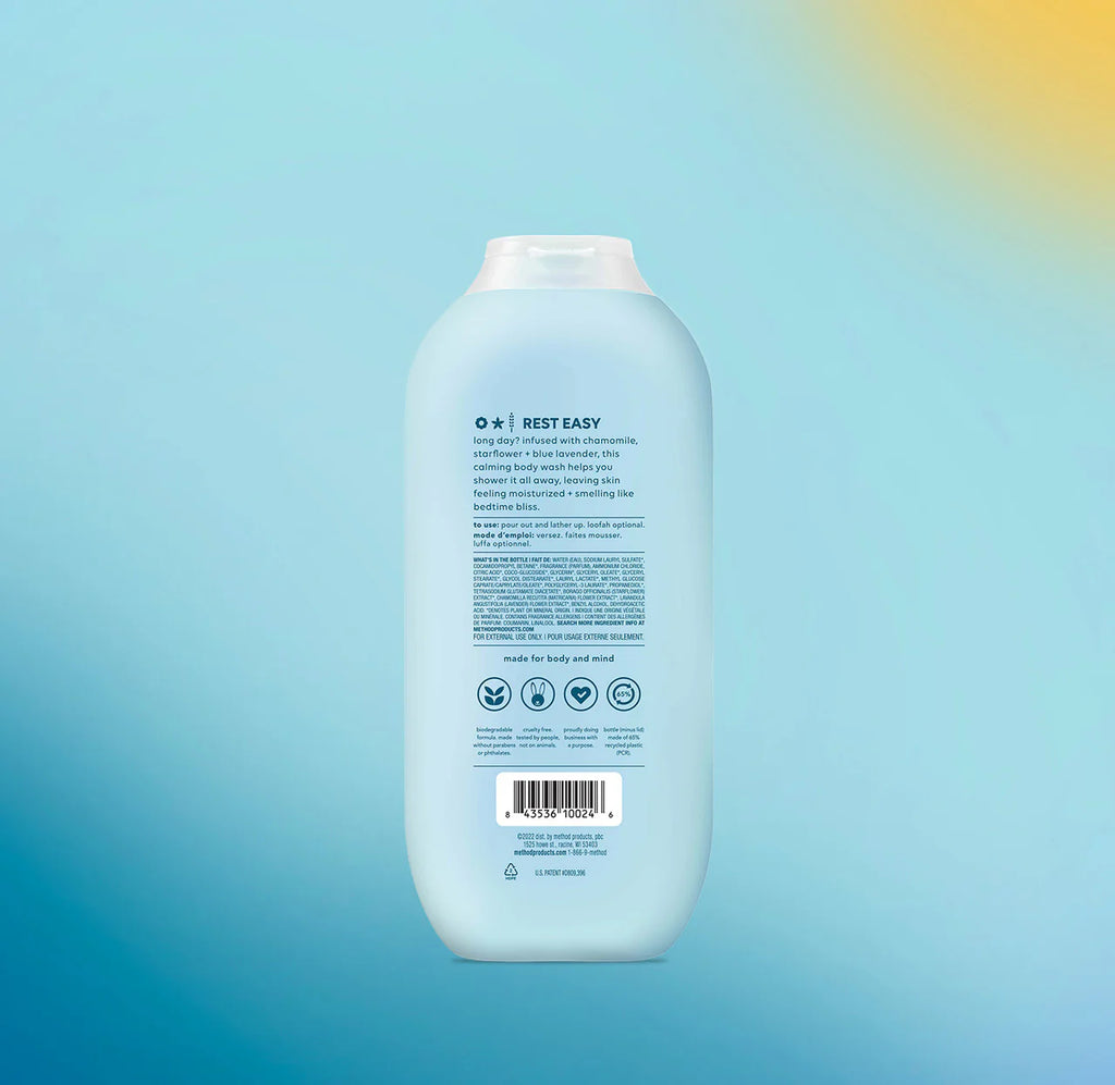 Method Body Paraben & Phthalate Free Body Wash, Wind Down, 18 Fl oz