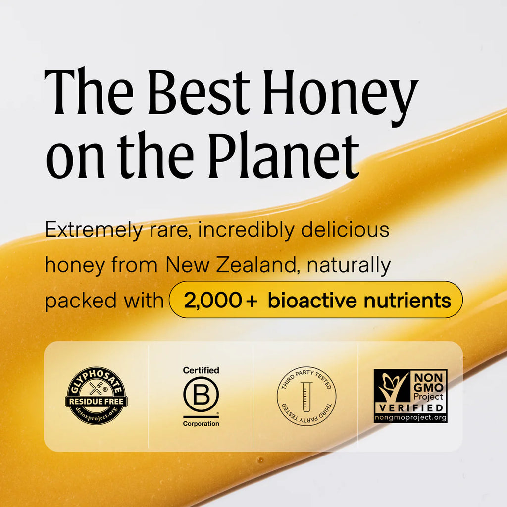Manukora Raw Manuka Honey MGO 600+ from New Zealand, Non-GMO, Monofloral, Traceable from Hive to Hand, Daily Immune Support - 250g (8.8 Oz)