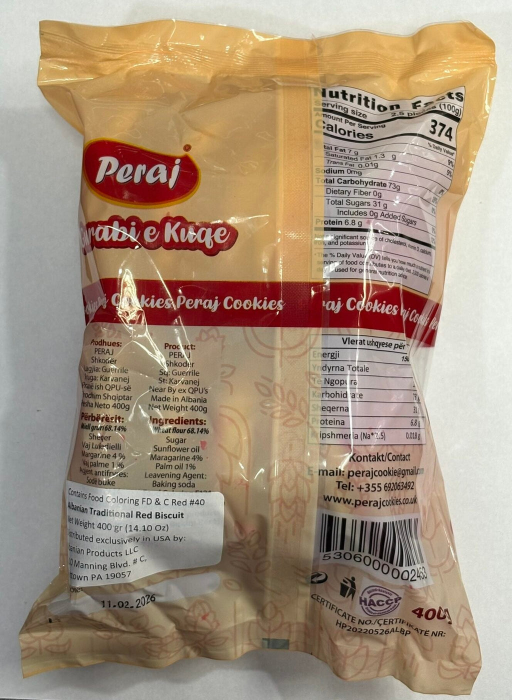 Peraj Red Old Fashion Cookies