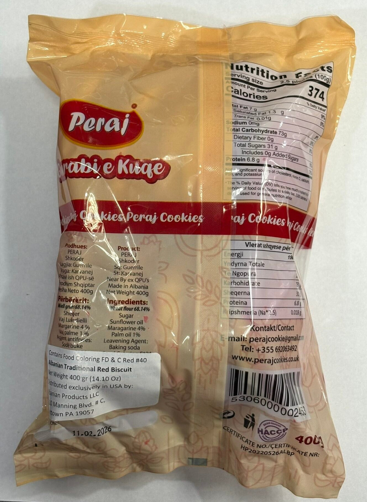 Peraj Red Old Fashion Cookies
