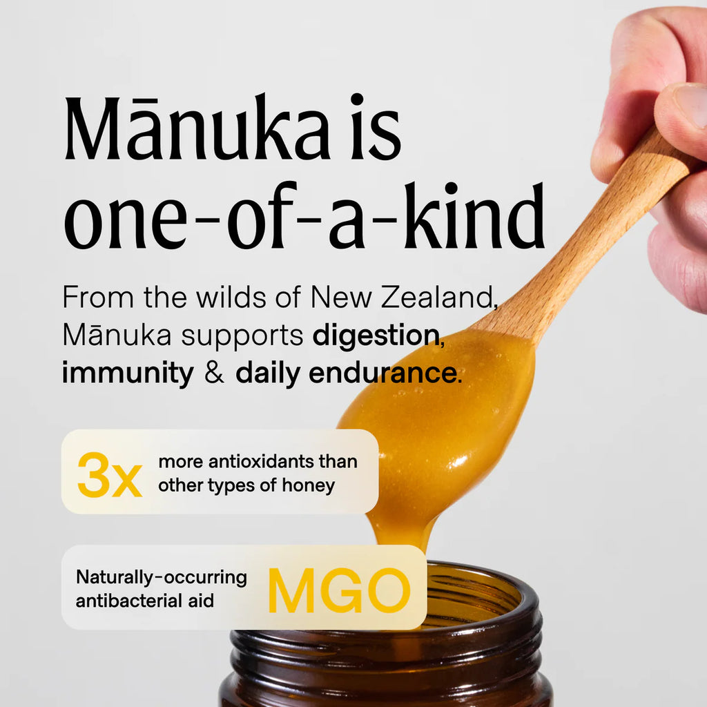 Manukora Raw Manuka Honey MGO 600+ from New Zealand, Non-GMO, Monofloral, Traceable from Hive to Hand, Daily Immune Support - 250g (8.8 Oz)