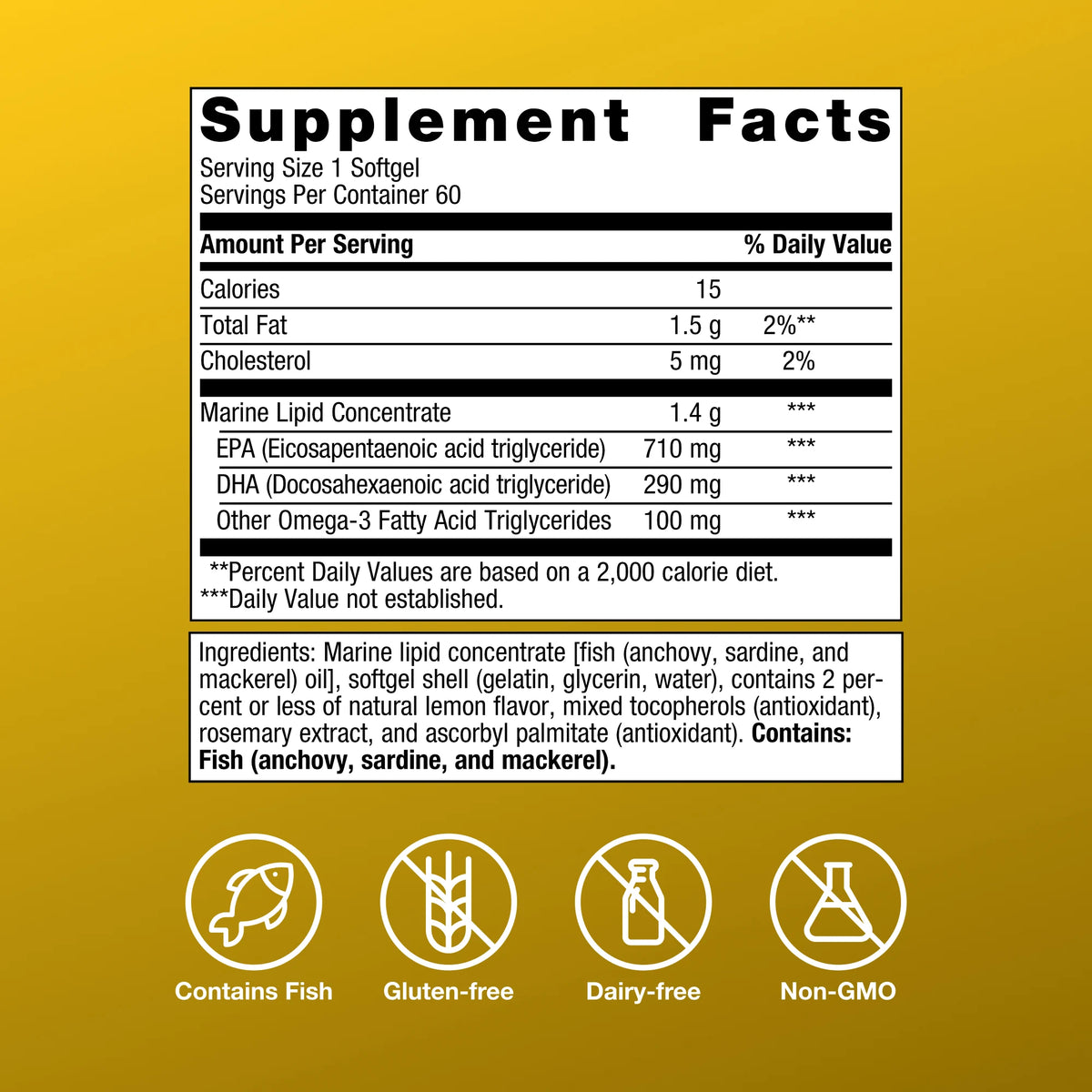 OmegaGenics® Fish Oil EPA-DHA 1000 mg