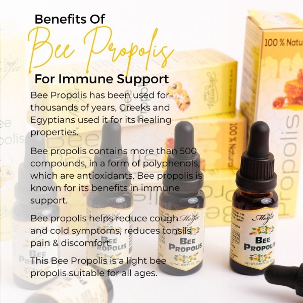 BEE PROPOLIS CONCENTRATED EXTRACT – 100% NATURAL IMMUNE SUPPORT