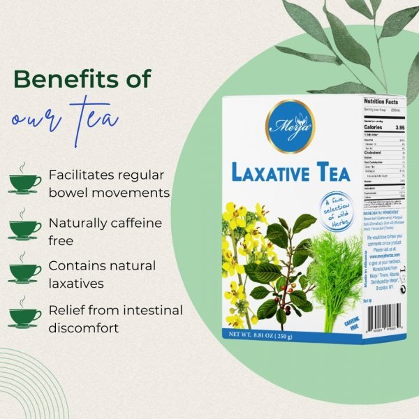 Laxative Herbal Tea - Tea for Colon Cleanse - Caffeine Free