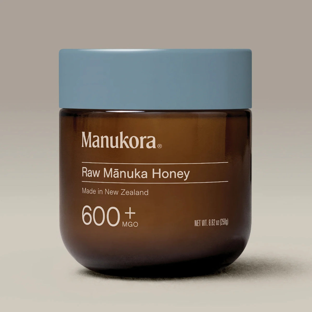 Manukora Raw Manuka Honey MGO 600+ from New Zealand, Non-GMO, Monofloral, Traceable from Hive to Hand, Daily Immune Support - 250g (8.8 Oz)