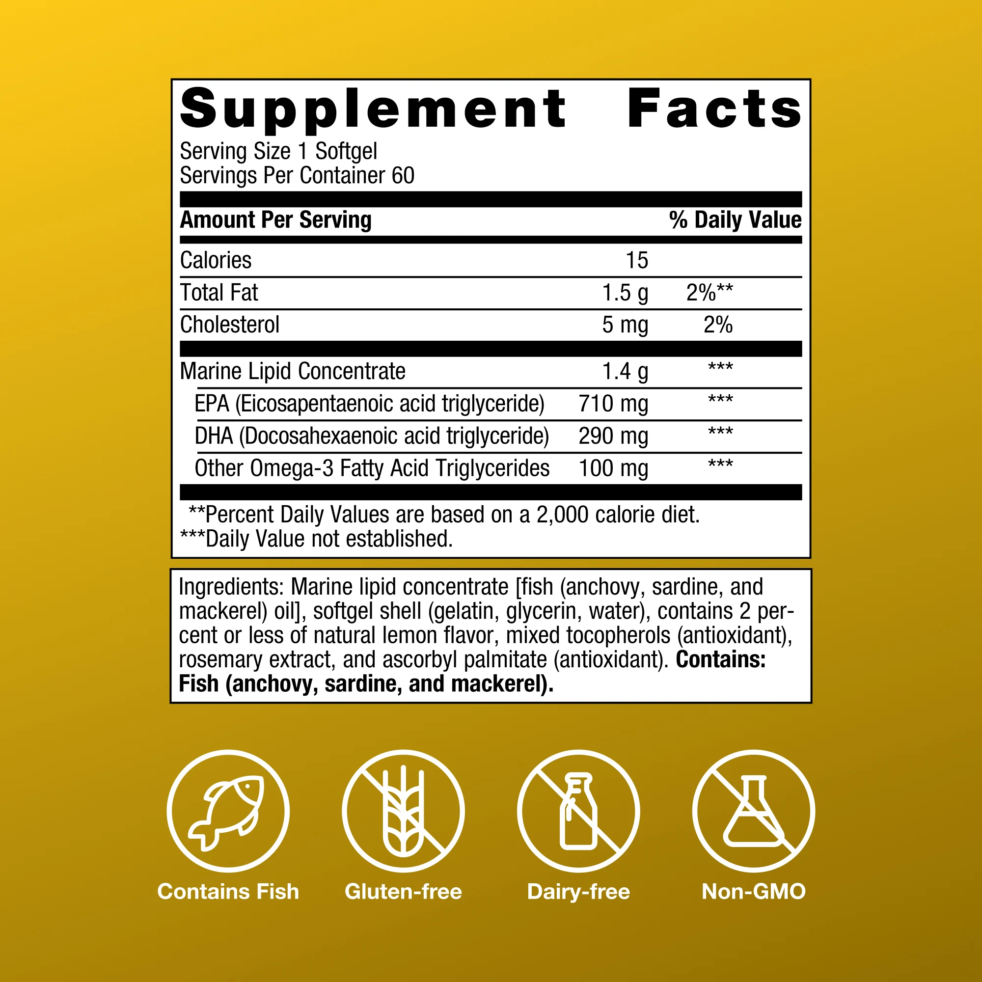 OmegaGenics® Fish Oil EPA-DHA 1000 mg - Image 2