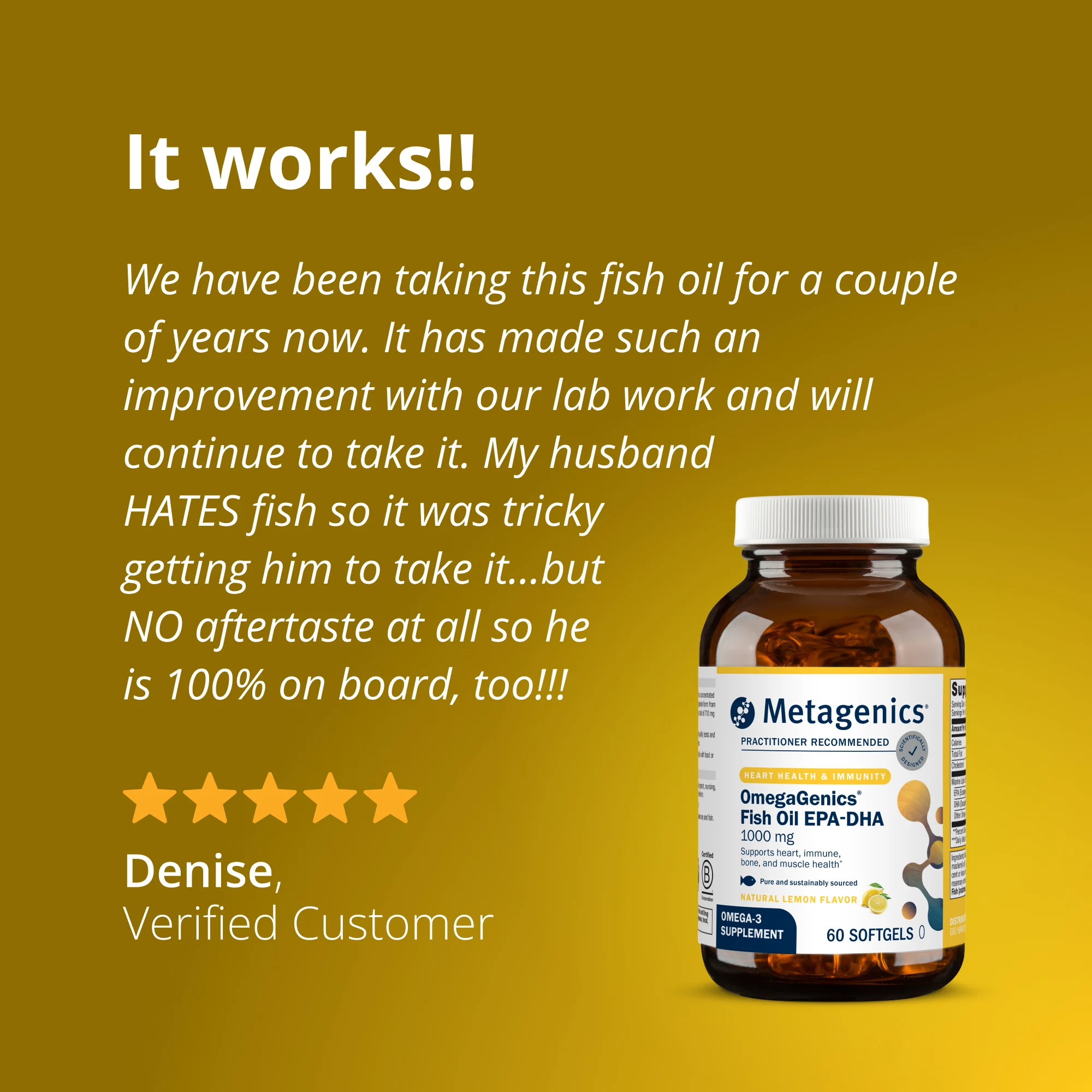 OmegaGenics® Fish Oil EPA-DHA 1000 mg - Image 3